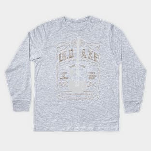 Old Axe Tele Kids Long Sleeve T-Shirt